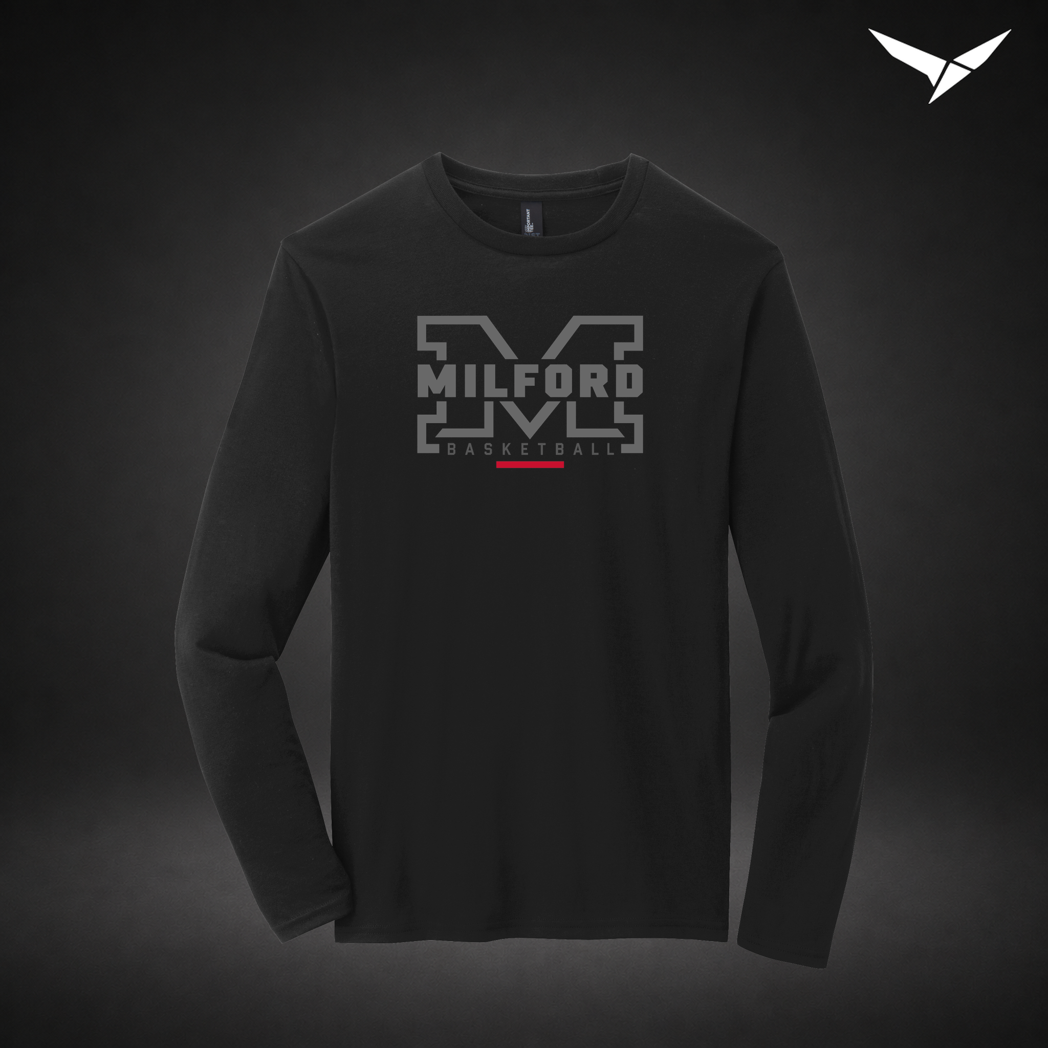 Lockdown longsleeve — black — Front