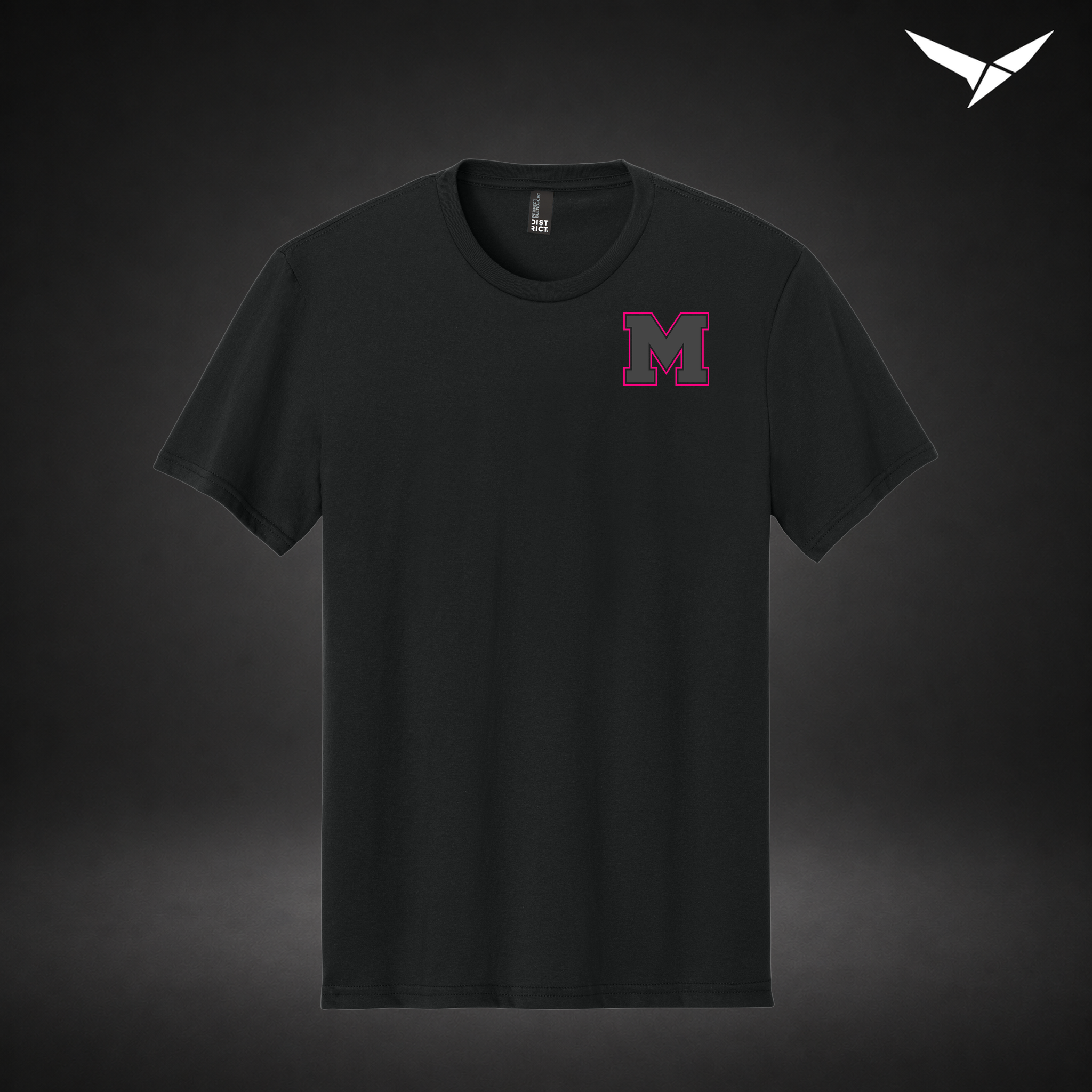 Night Court tee — black — Front