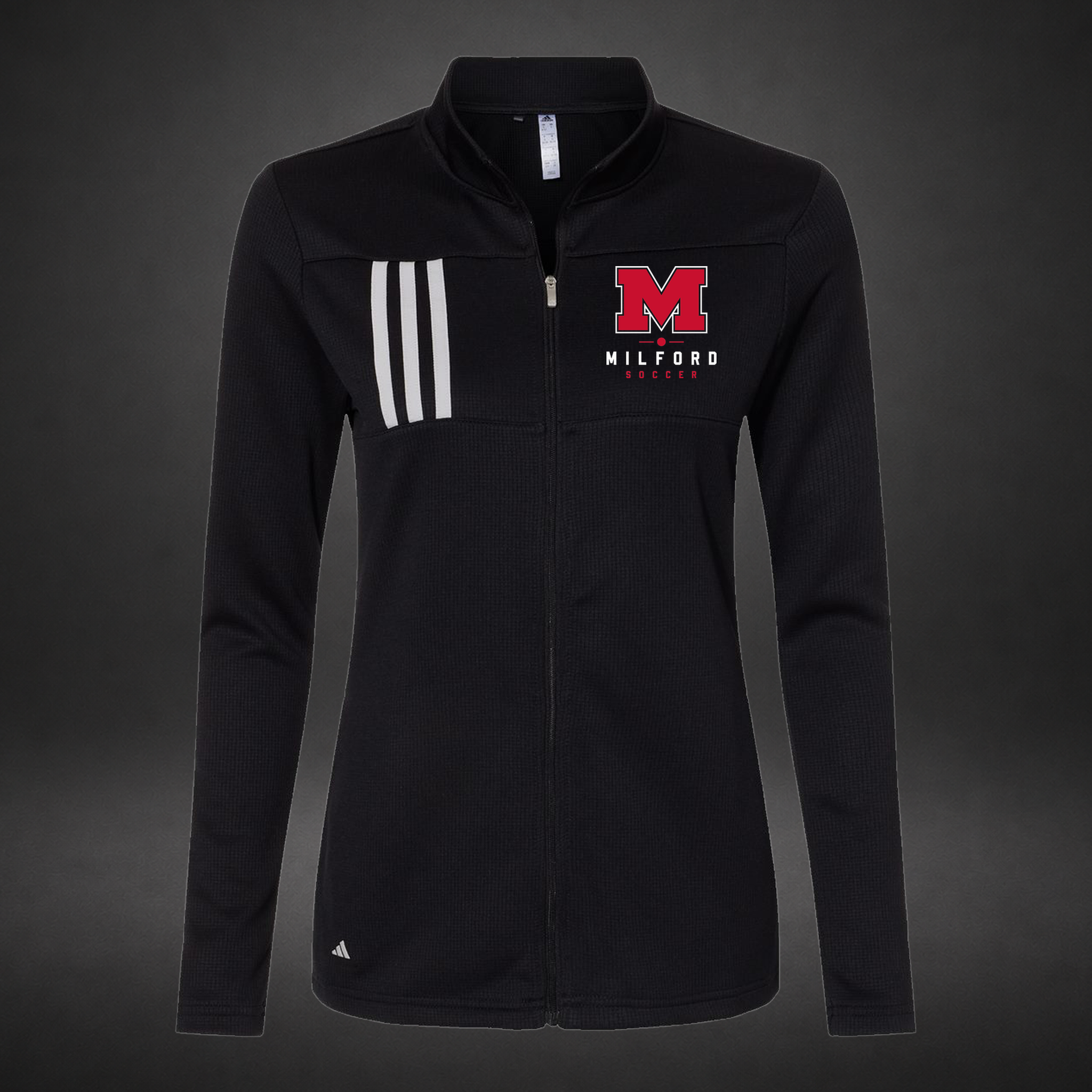 The Pitch womens-fullzip-performance — black