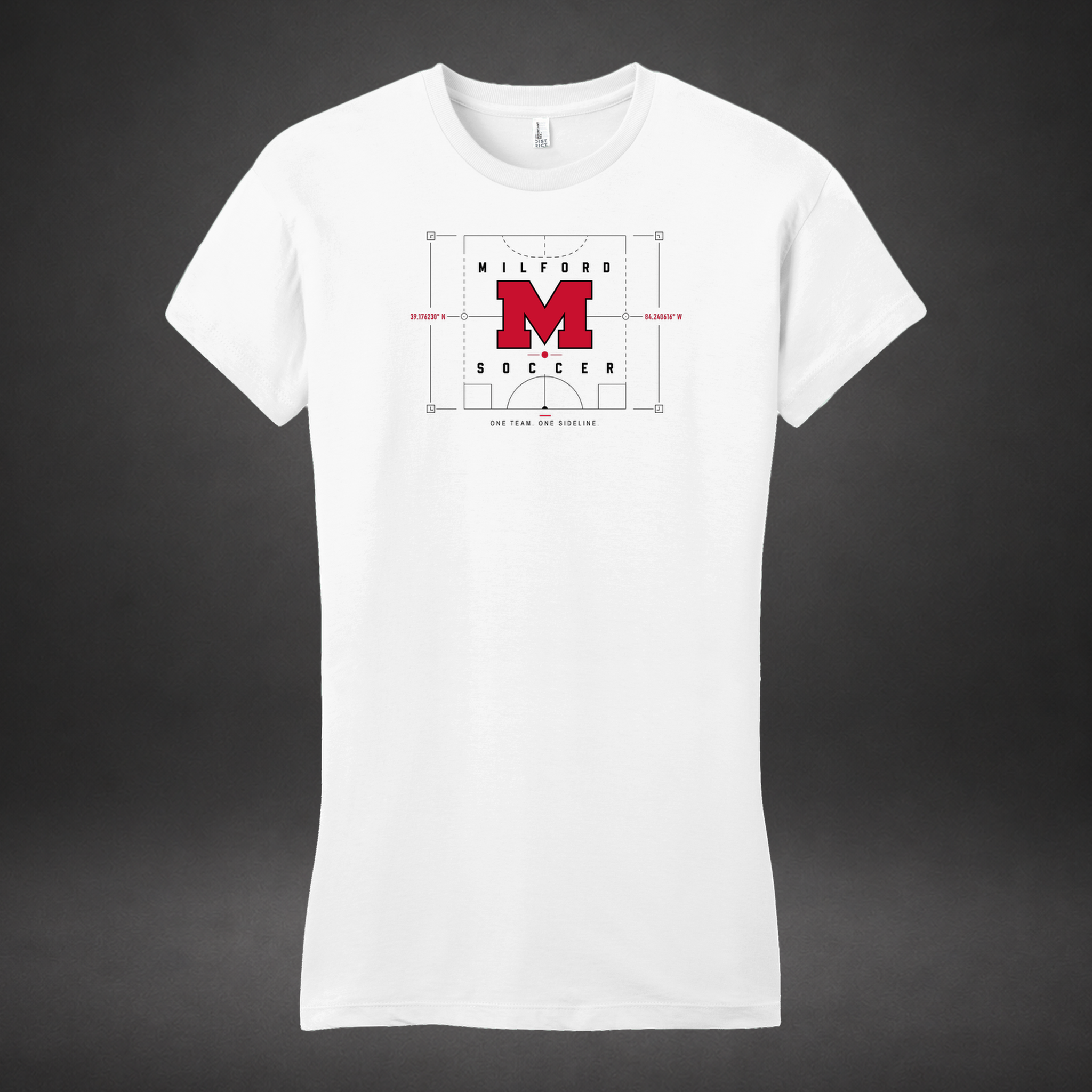 Precision womens-tee — white