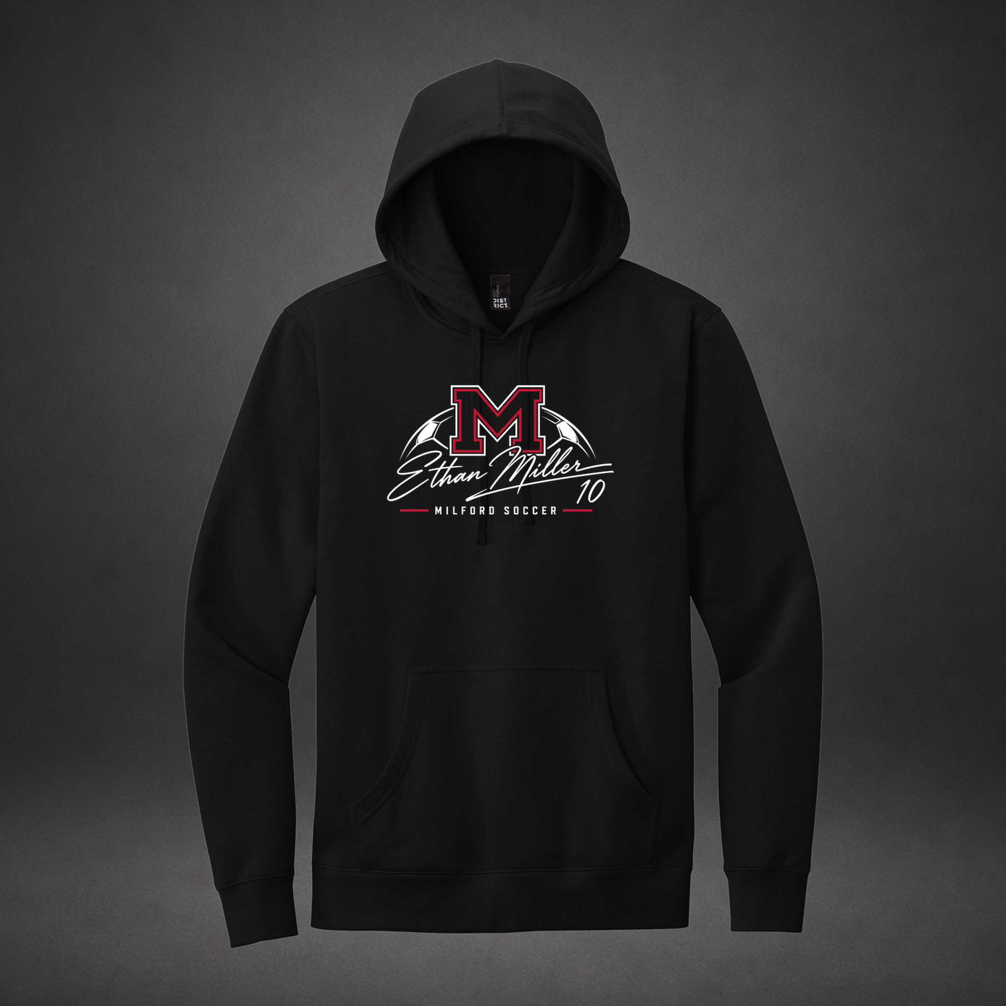 Signature hoodie — black
