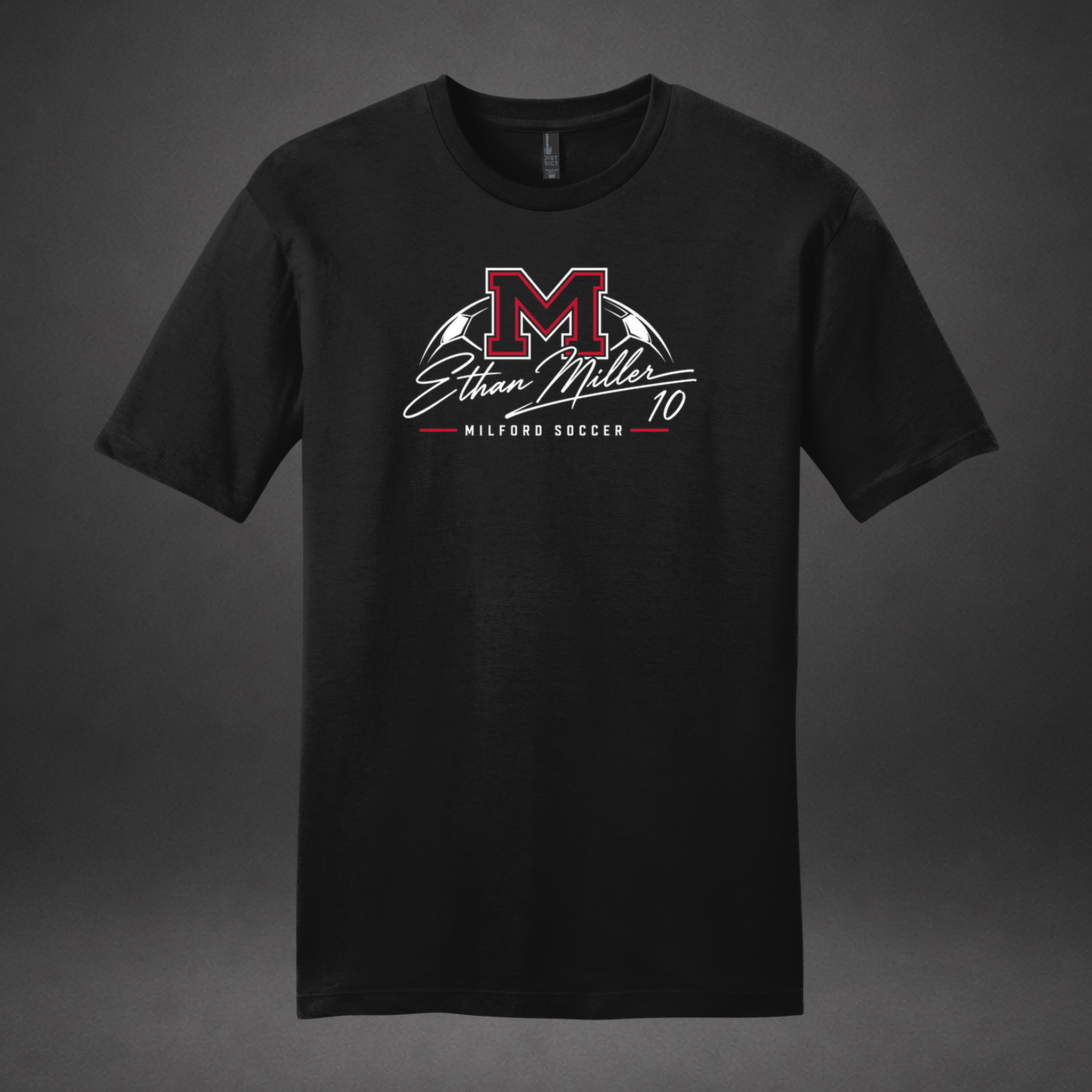 Signature tee — black