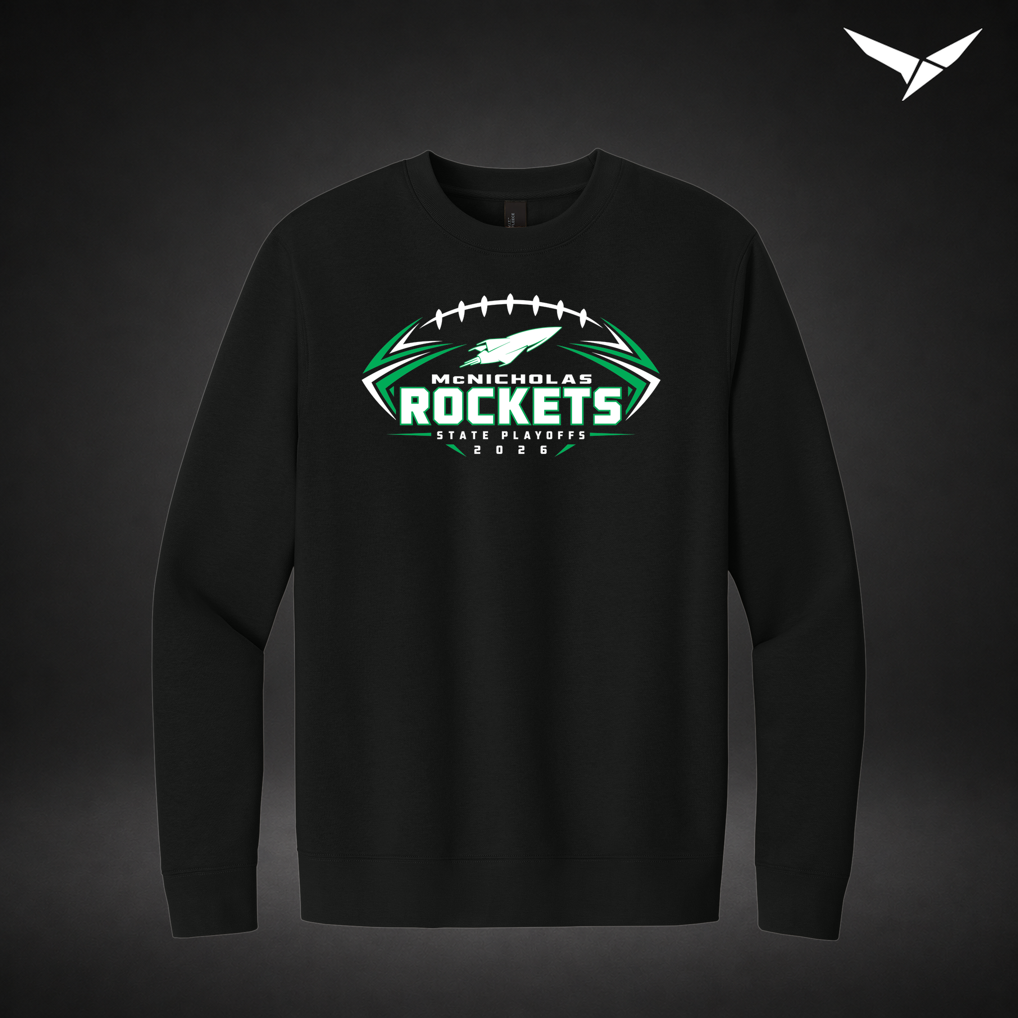 State Bound crewneck — black — Front