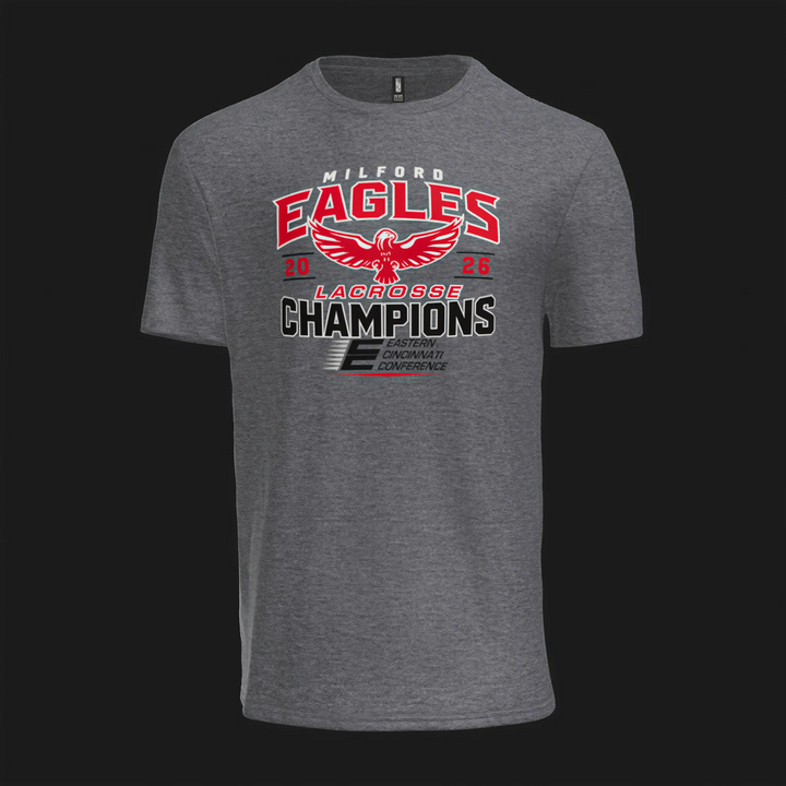 Milford Lacrosse 2026 ECC Champs T-Shirt
