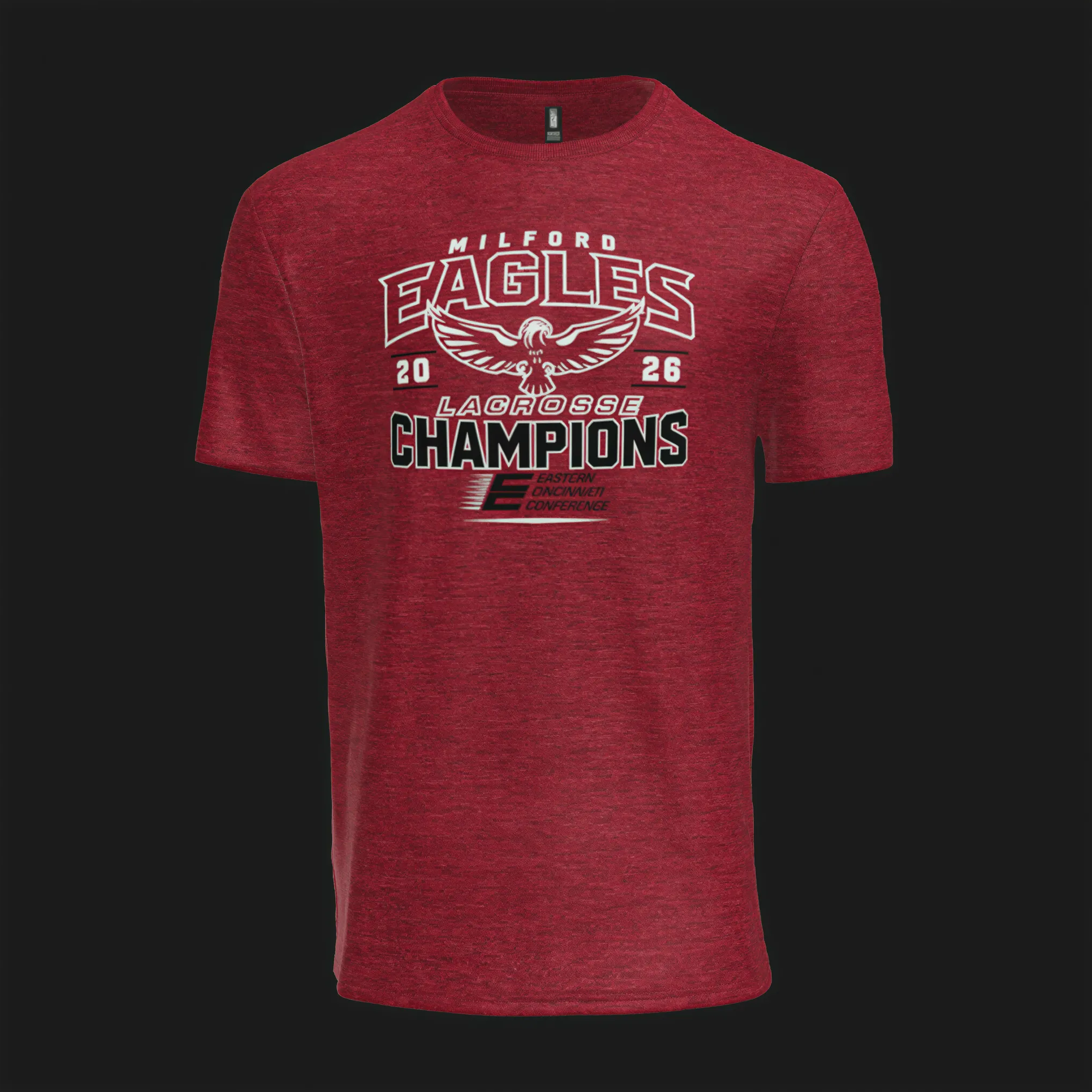 Milford Lacrosse 2026 ECC Champs T-Shirt