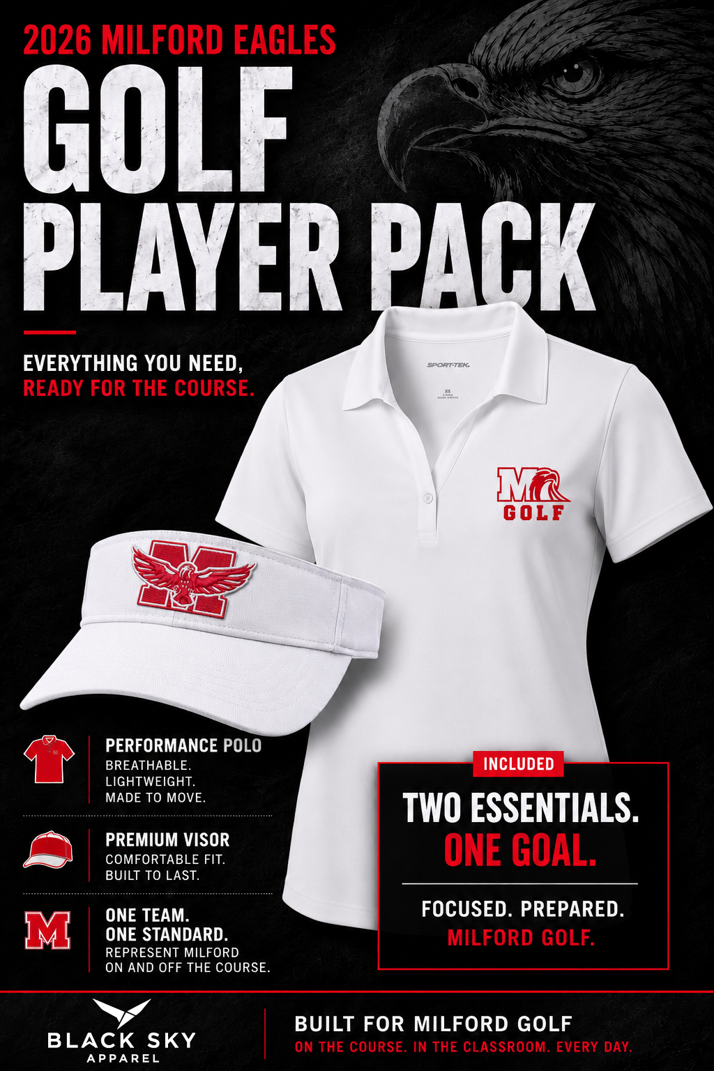 2026 MMS Girls Golf Player Pack