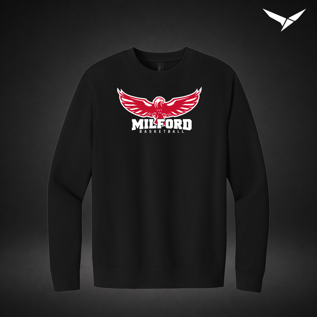 Sixth Man crewneck — black — Front