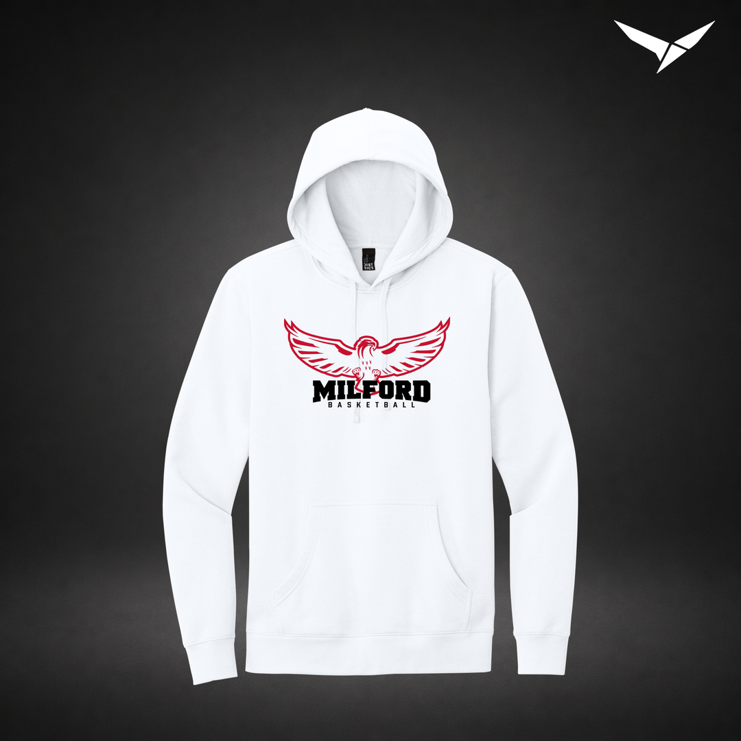 Sixth Man hoodie — white — Front