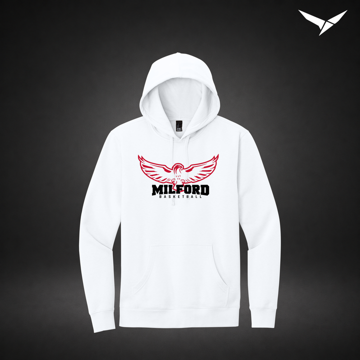 Sixth Man hoodie — white — Front