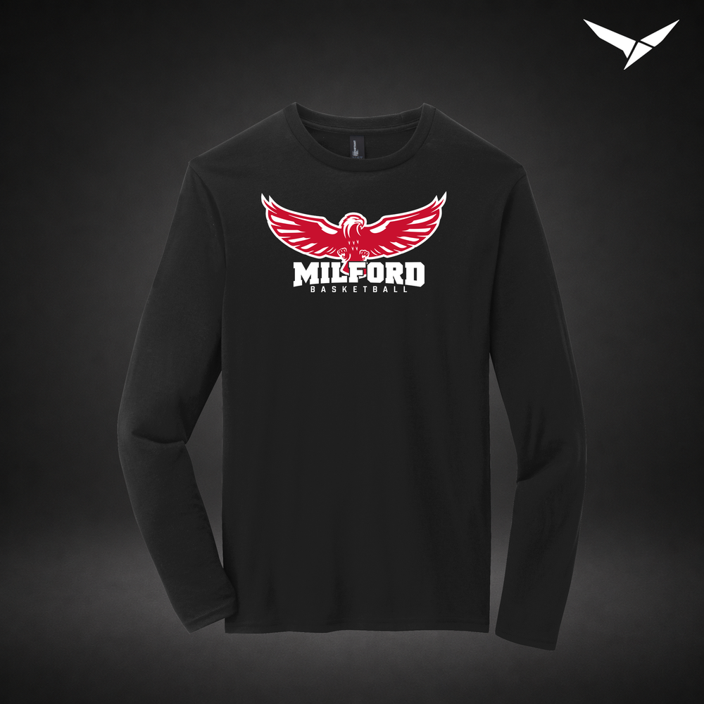 Sixth Man longsleeve — black — Front