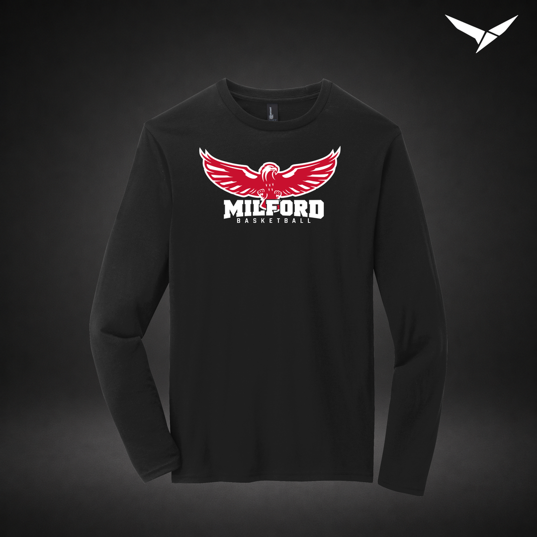 Sixth Man longsleeve — black — Front