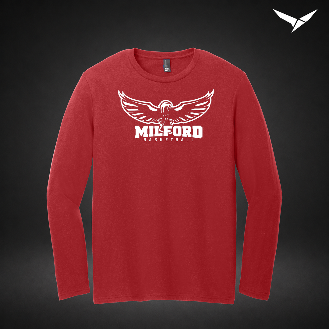 Sixth Man longsleeve — red — Front
