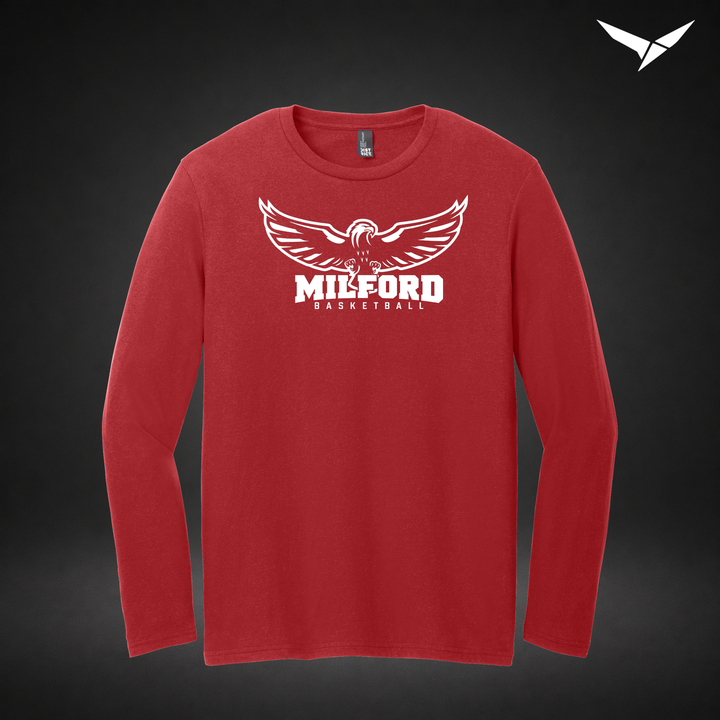 Sixth Man longsleeve — red — Front