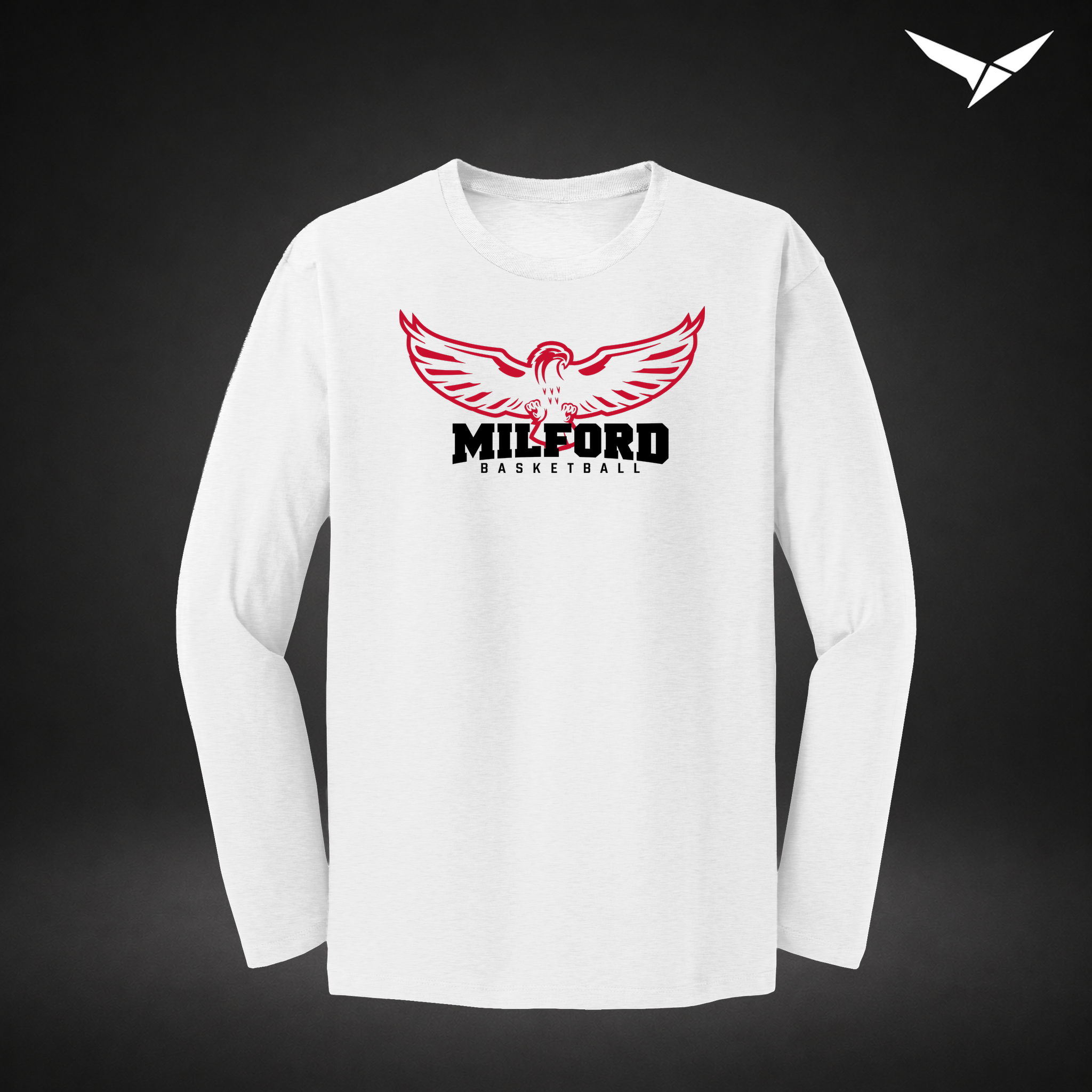Sixth Man longsleeve — white — Front