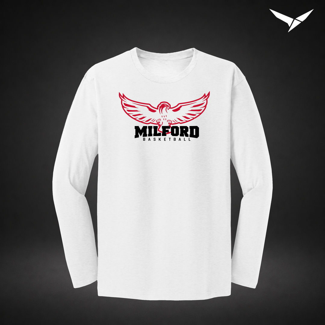 Sixth Man longsleeve — white — Front