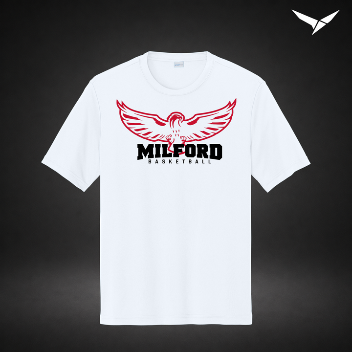 Sixth Man performance-tee — white — Front