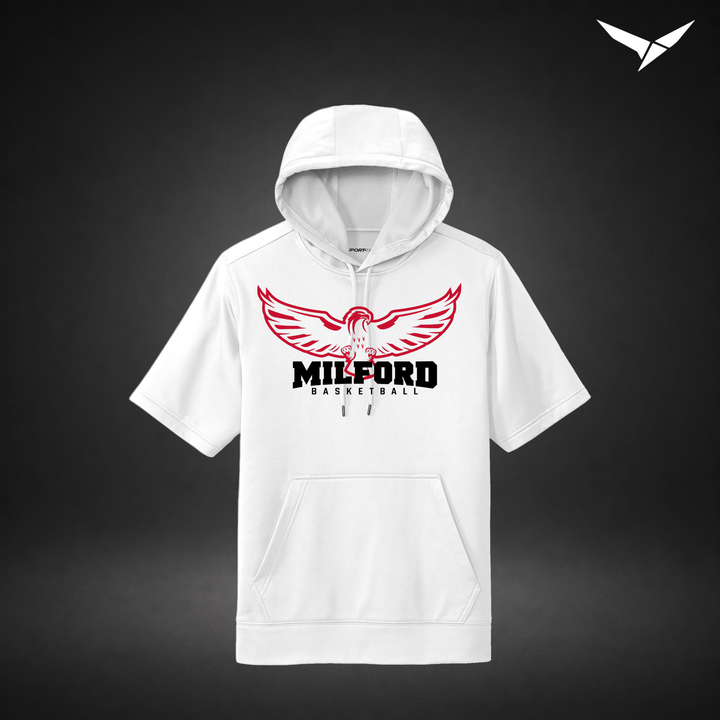 Sixth Man short-sleeve-hoodie — white — Front