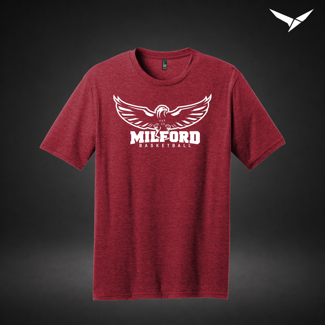 Sixth Man tee — red — Front