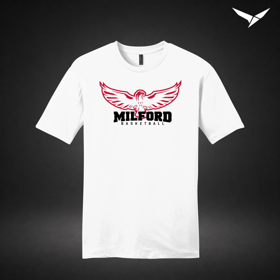 Sixth Man tee — white — Front