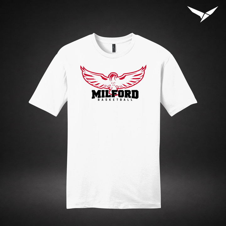 Sixth Man tee — white — Front