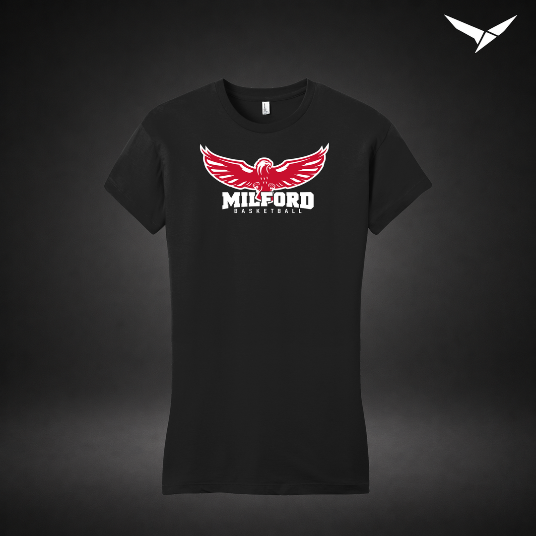 Sixth Man womens-tee — black — Front