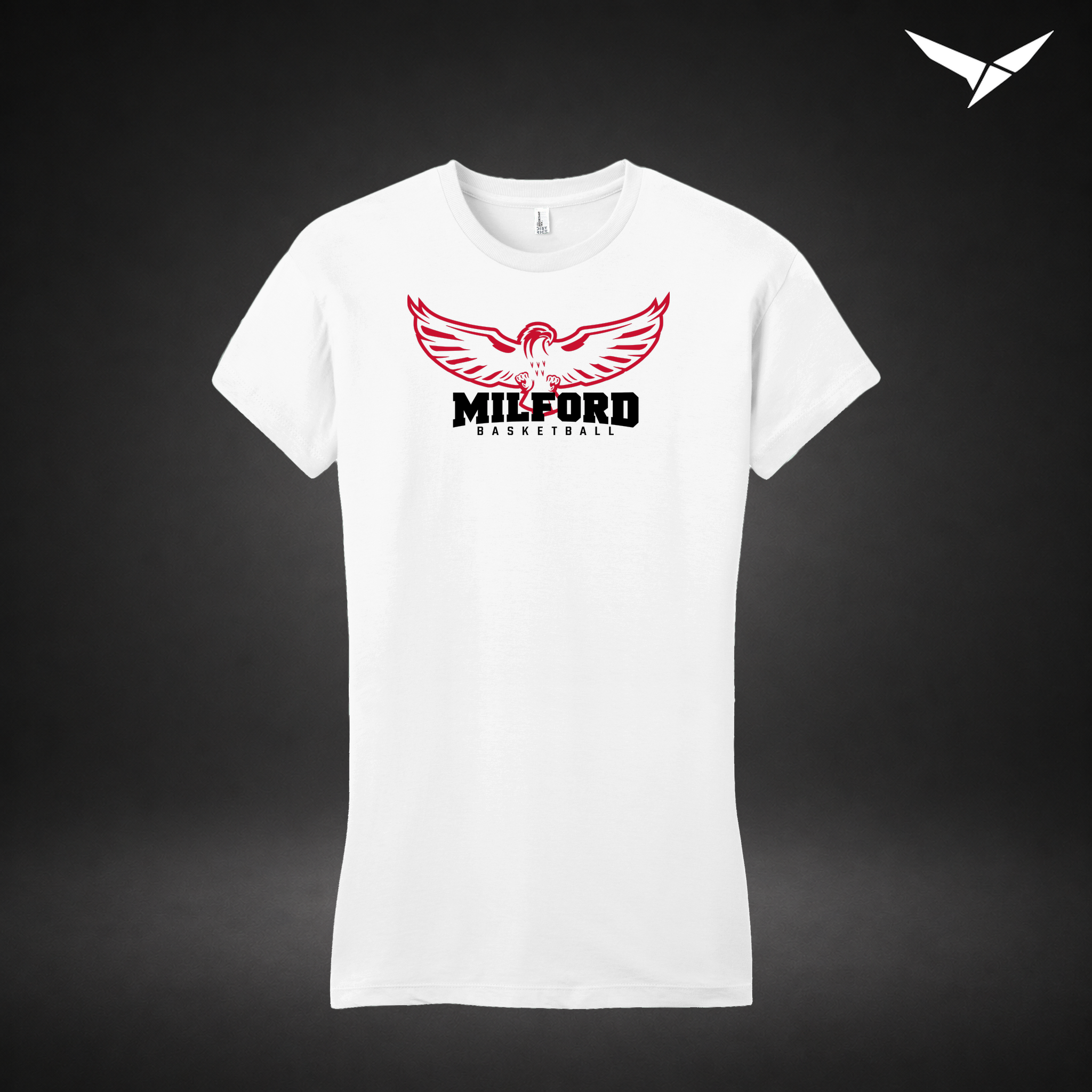 Sixth Man womens-tee — white — Front