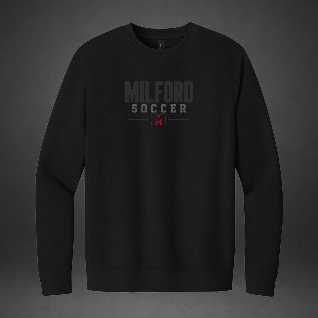 90 Minutes crewneck — black