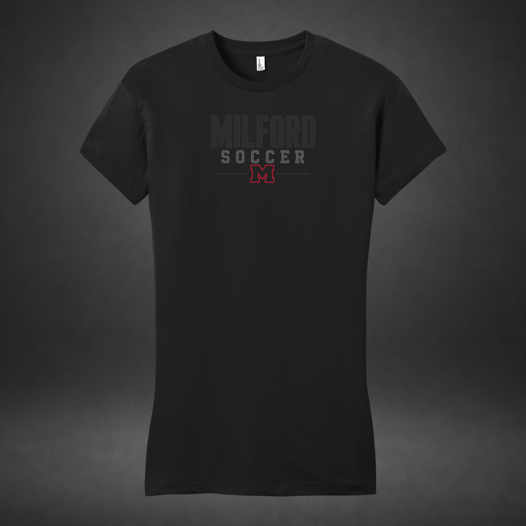90 Minutes womens-tee — black