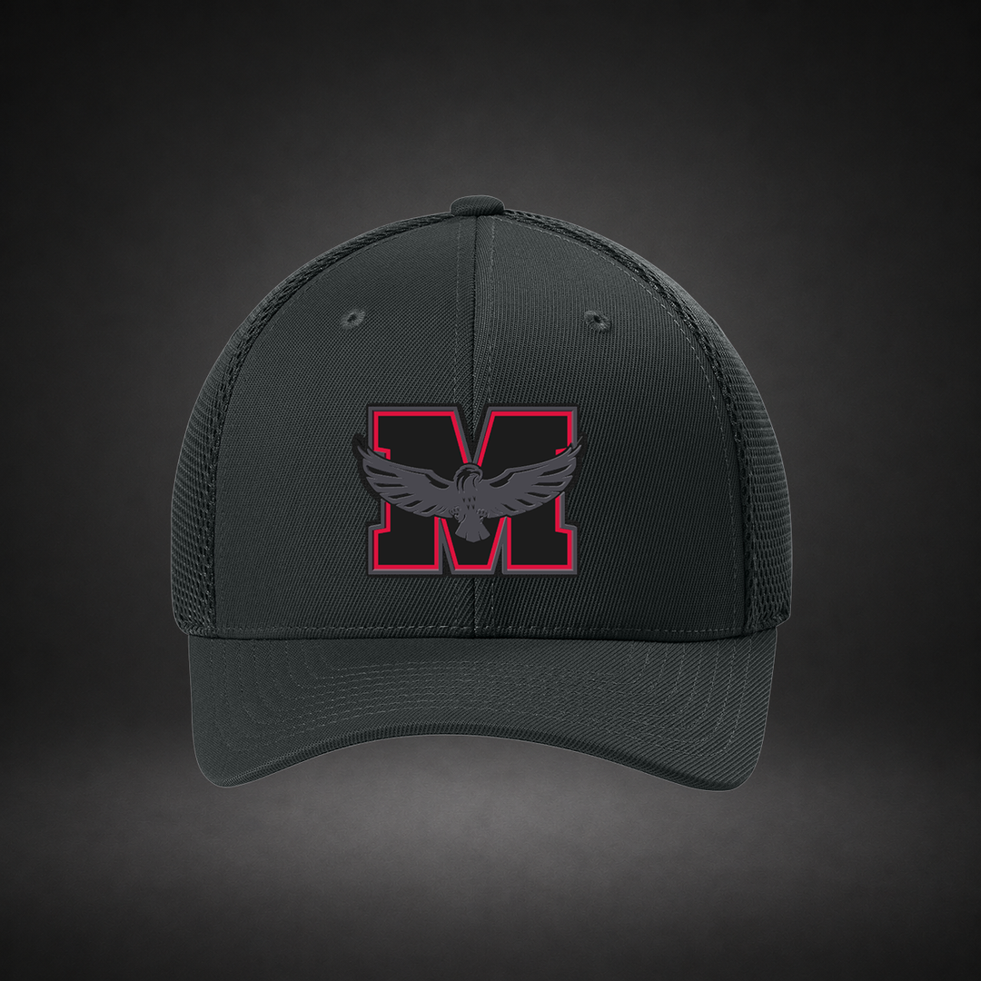 Milford Football Blackout Hat - FlexFit