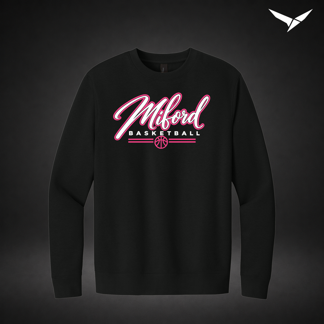 Chic crewneck — black — Front