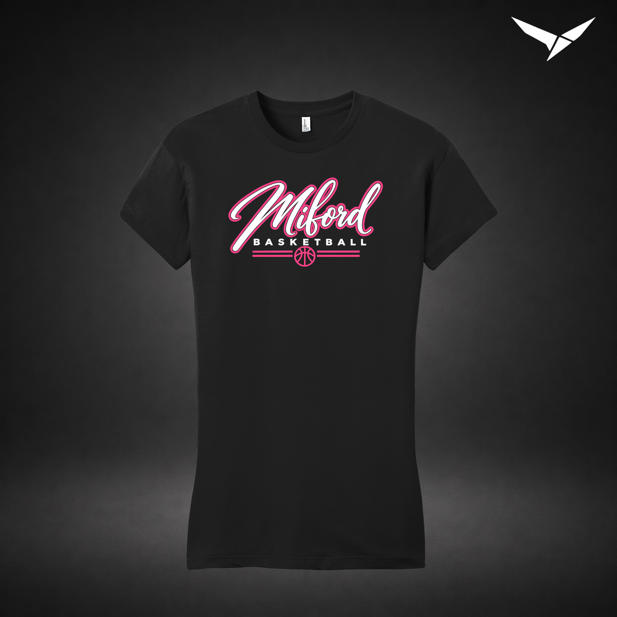 Chic womens-tee — black — Front