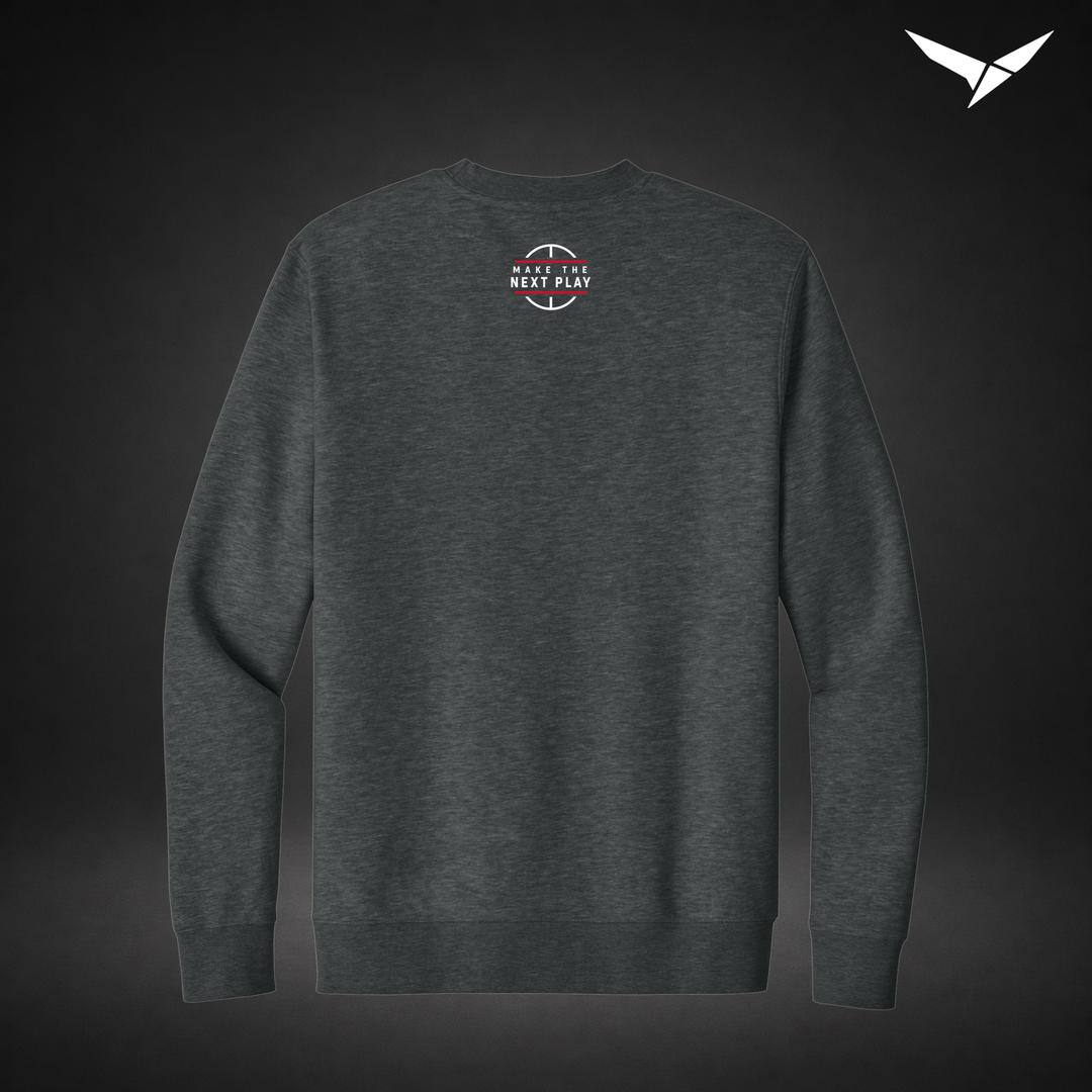 Courtside crewneck — grey — Back
