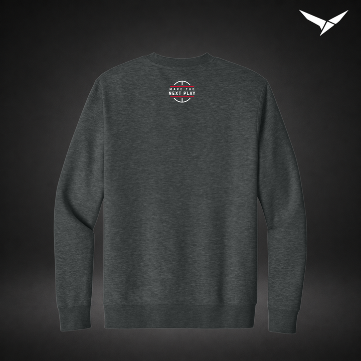 Courtside crewneck — grey — Back