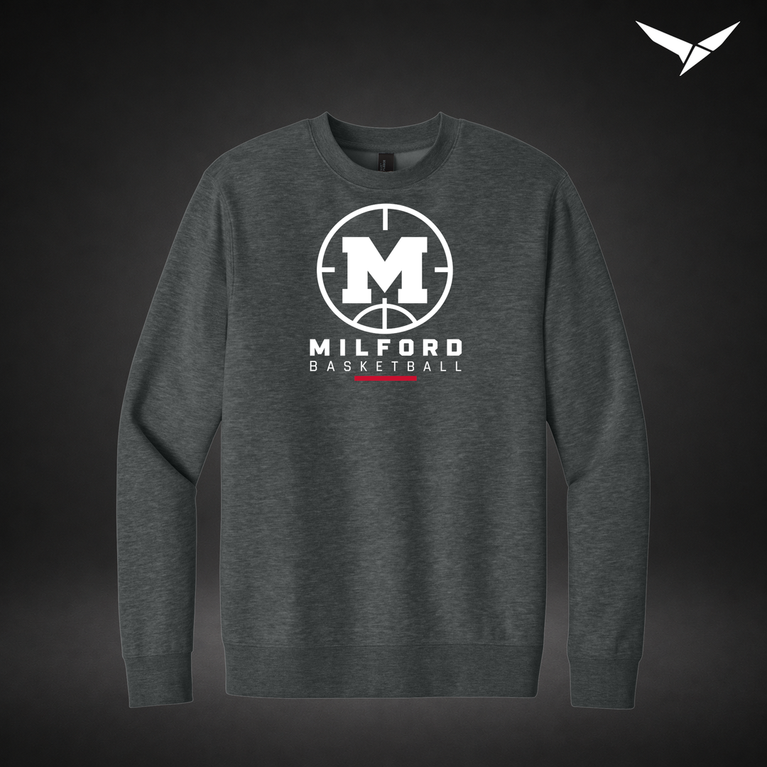 Courtside crewneck — grey — Front