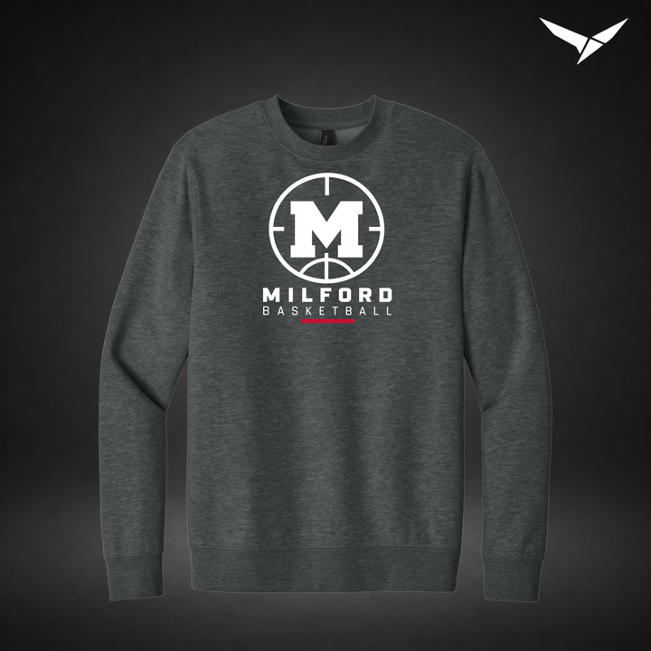 Courtside crewneck — grey — Front