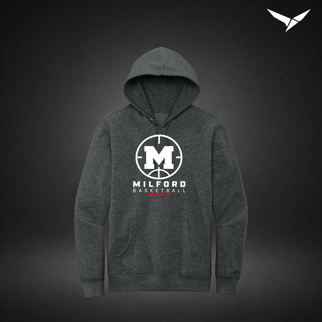 Courtside hoodie — grey — Front