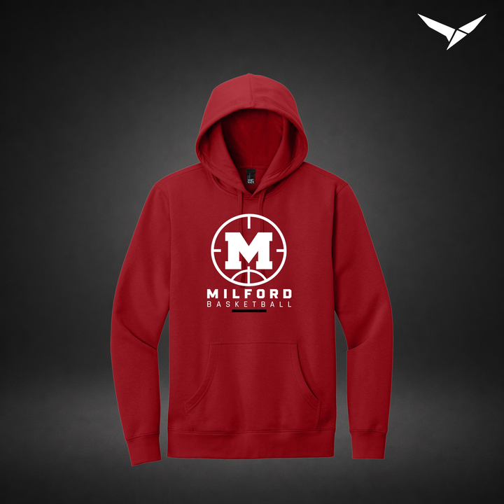 Courtside hoodie — red — Front