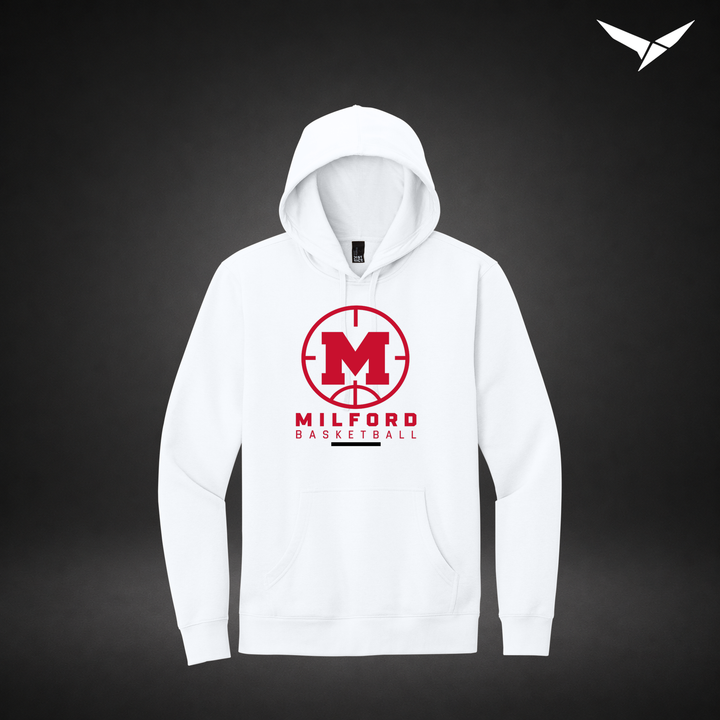 Courtside hoodie — white — Front