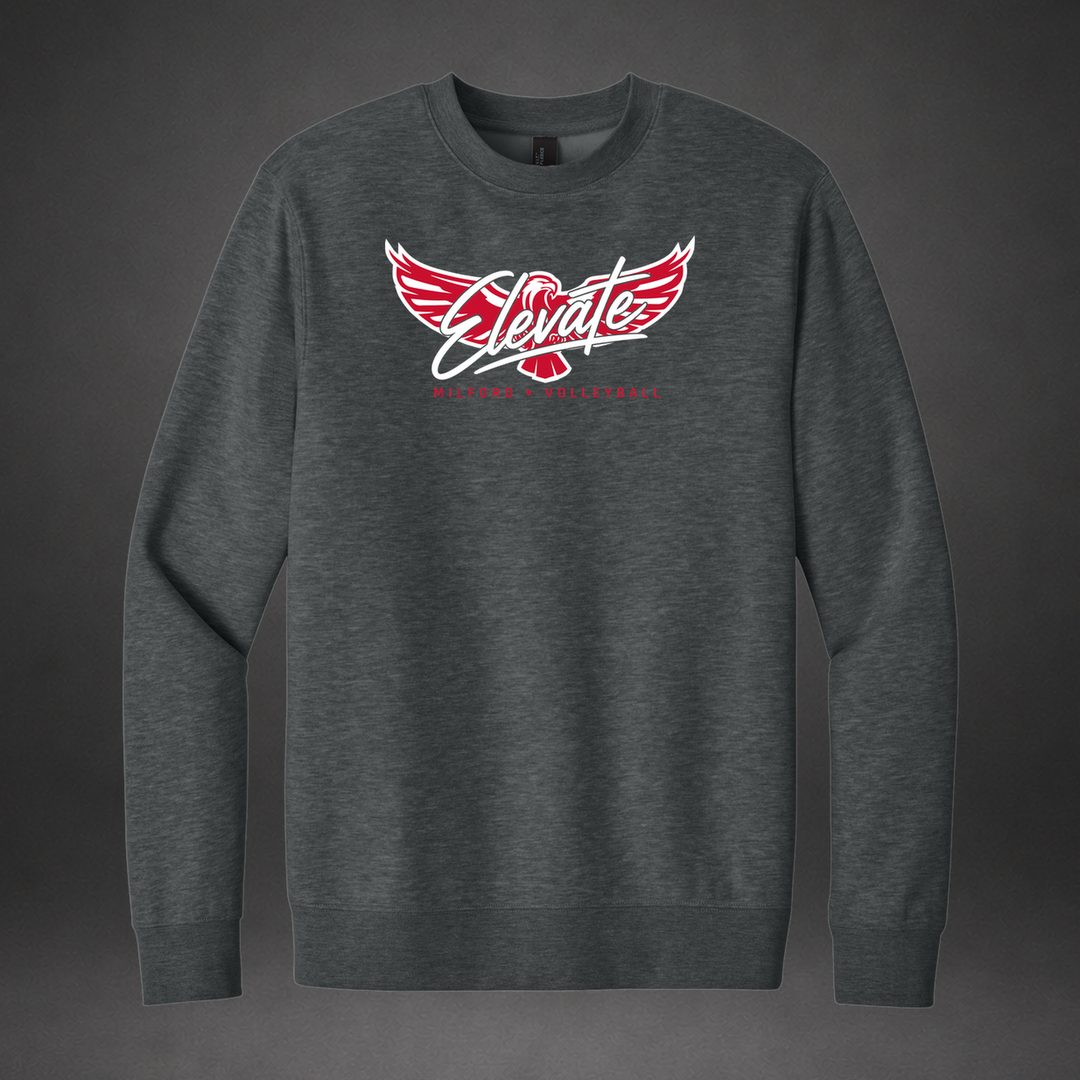 Elevate crewneck — grey