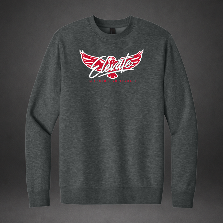 Elevate crewneck — grey