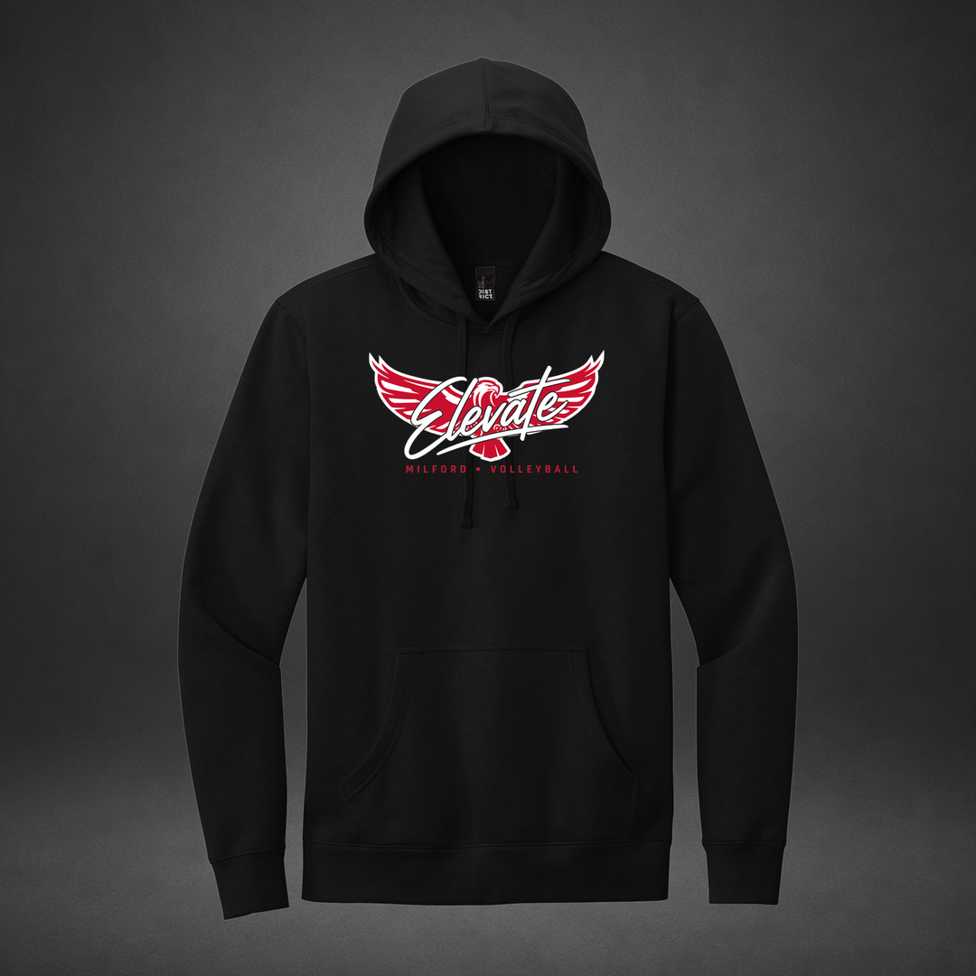 Elevate hoodie — black