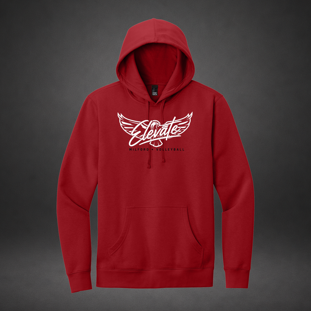 Elevate hoodie — red