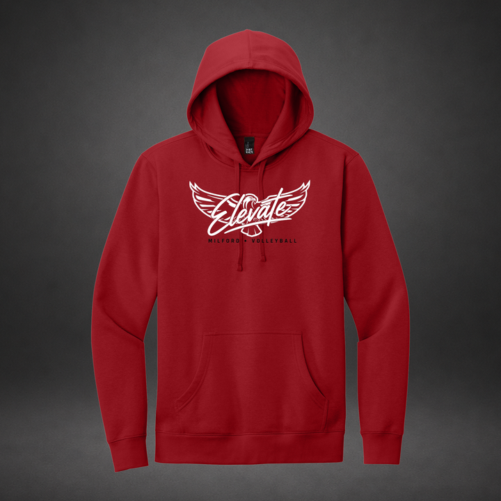 Elevate hoodie — red