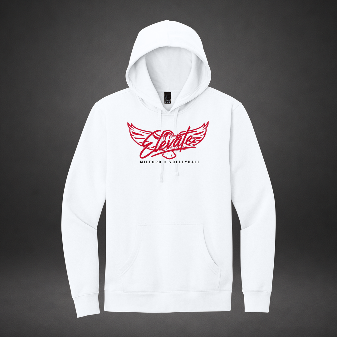 Elevate hoodie — white