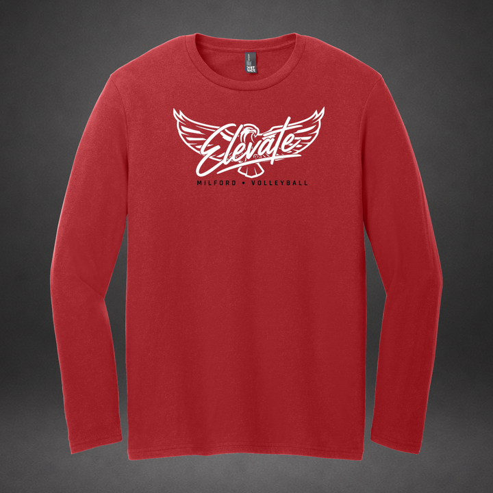 Elevate longsleeve — red