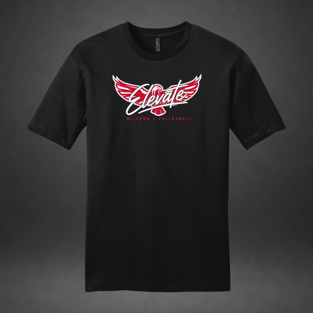 Elevate tee — black