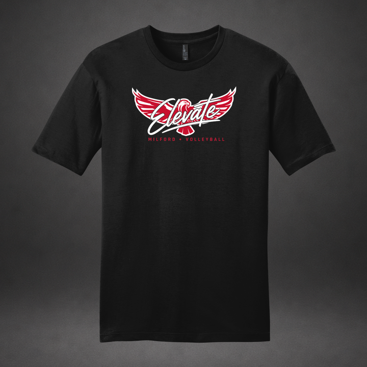 Elevate tee — black