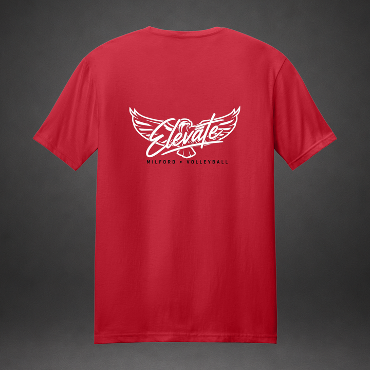 Elevate tee — red