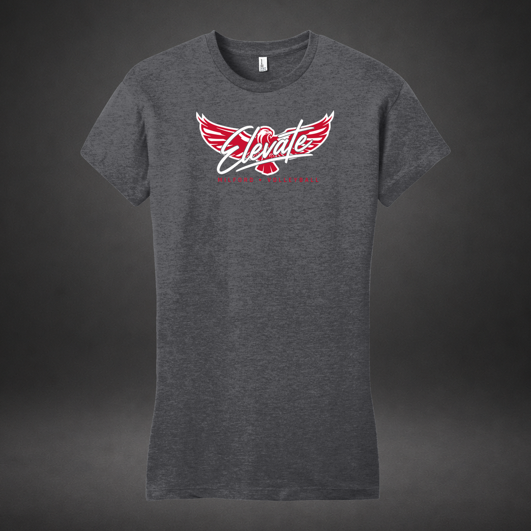 Elevate womens-tee — grey