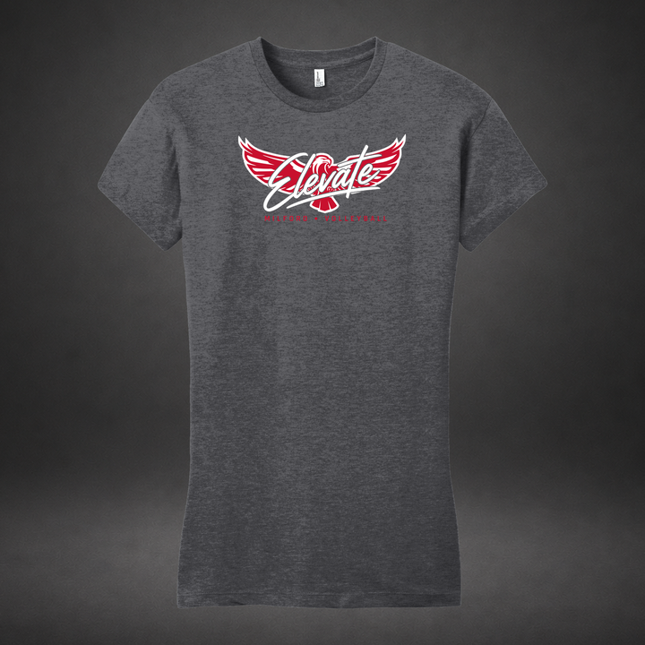 Elevate womens-tee — grey